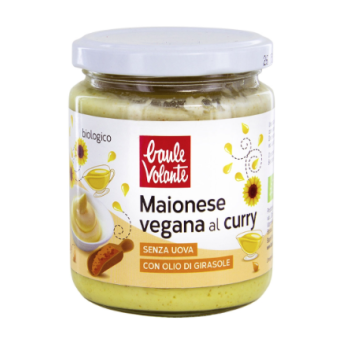 Maionese Vegan al Curry senza uova 230g | Baule Volante - Bio e Speziata
