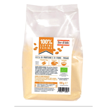Farina di Lupini 400g | Fior di Loto - Ricca di Proteine Vegetali