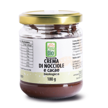 Crema di nocciole e cacao bio 180g