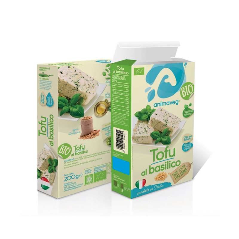 Tofu basilico Animaveg 200g