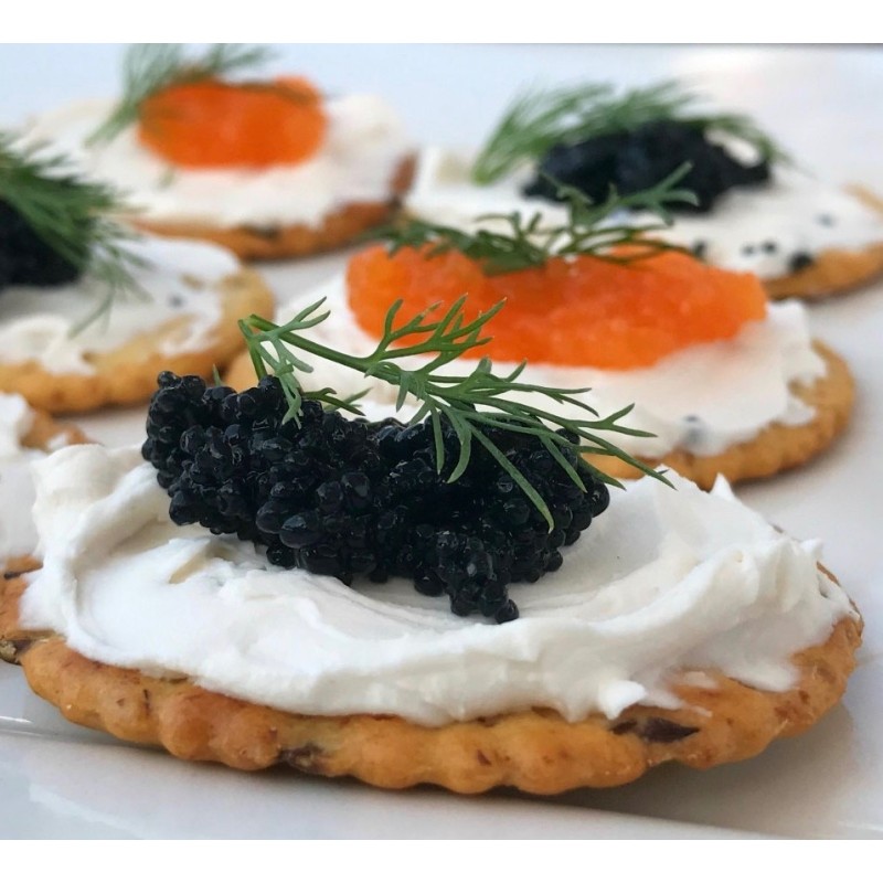 Cavi-ART nero 100g, Imitazione di uova di pesce a base di alghe