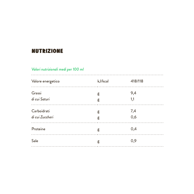 "Crema" di avena da cucina biologica - 200 ml