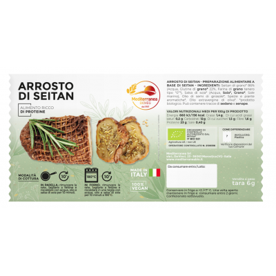 ARROSTO di Seitan Mediterranea ca 250g