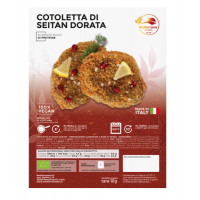 Cotoletta di seitan dorata 220g