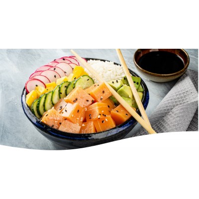 PlantZalmon® VEGAN CUBETTI PER POKE TIPO SALMONE 200g
