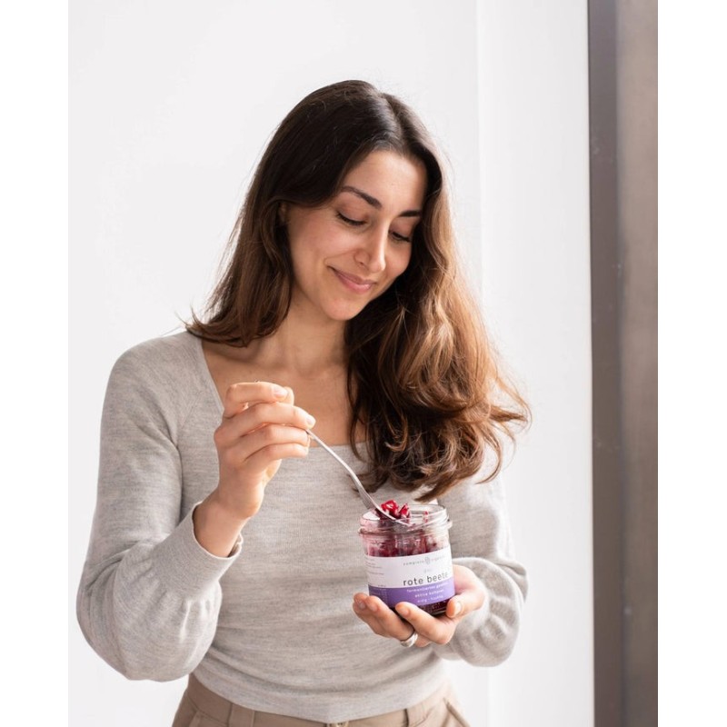 Barbabietola con Goji Fermentata Verdure Probiotiche Vegane