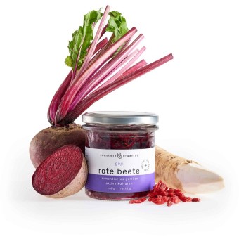 Barbabietola con Goji Fermentata Verdure Probiotiche Vegane
