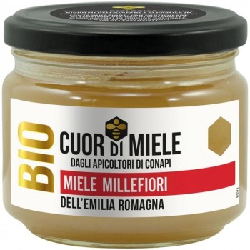 Miele Millefiori Cuor di Miele 300g - Bio Agricoltura Italia.