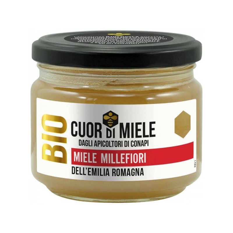 Miele Millefiori Cuor di Miele 300g - Bio Agricoltura Italia.