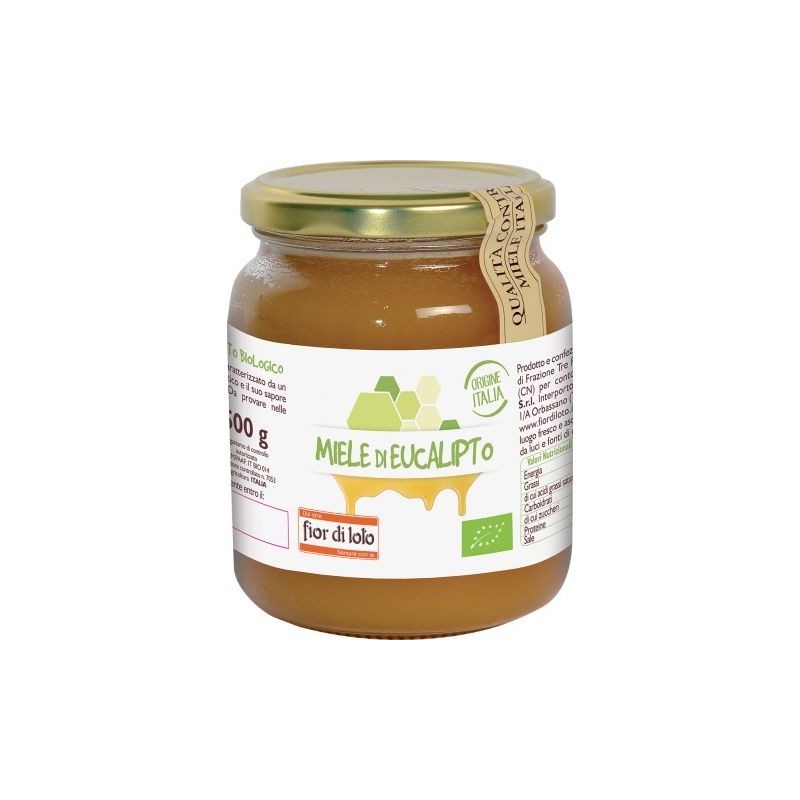 Miele di Eucalipto 500g – Fior di Loto - Bio Agricultura Italiana.