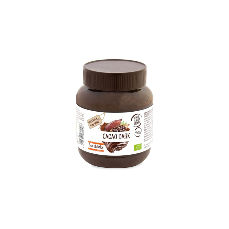 Crema Spalmabile Cacao Dark Bio 400g | Fior di Loto - Spalmabile Vegan