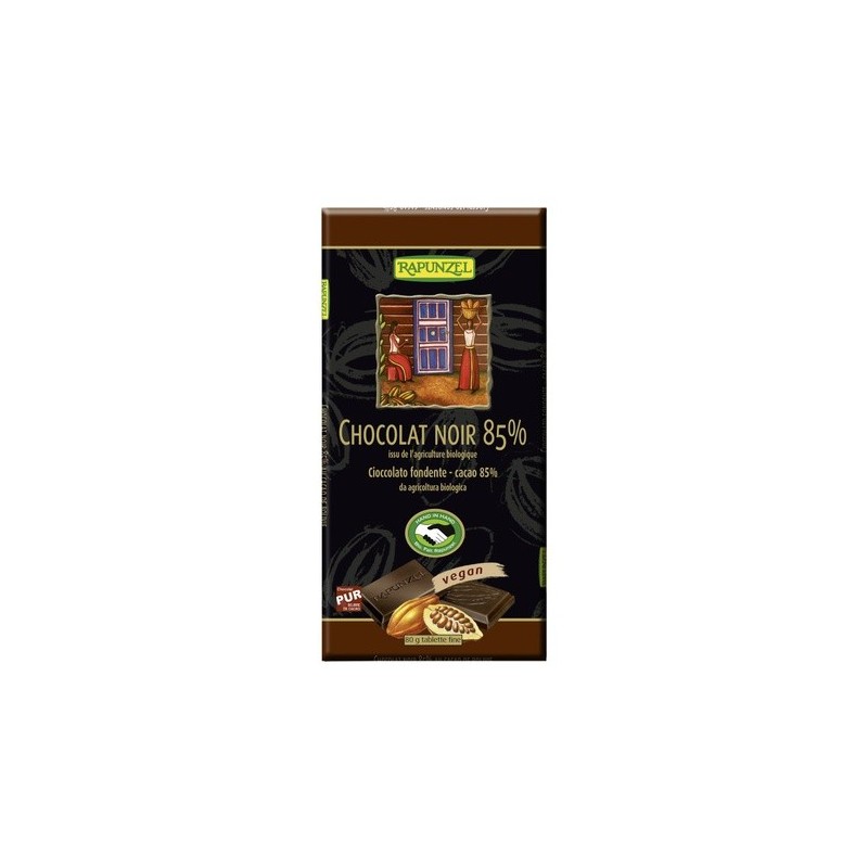 Cioccolato fondente cacao 85% Rapunzel