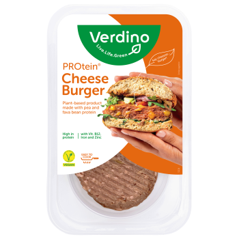 Verdino Cheeseburger Plant Based 220 g — Burger veg