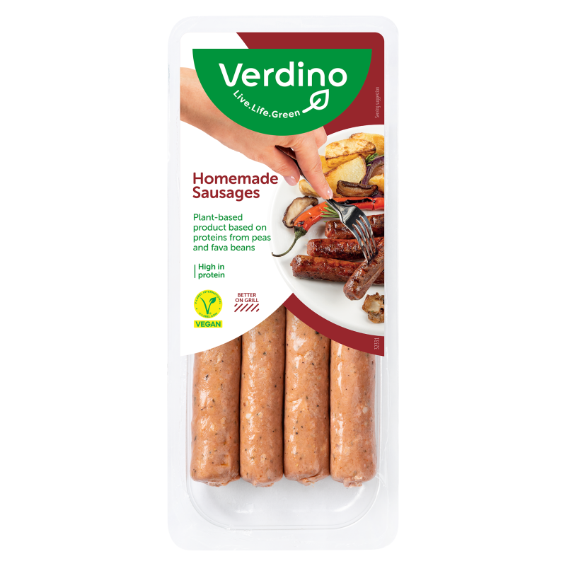 Verdino Homemade Sausages 200 g — Salsicce Plant-Based