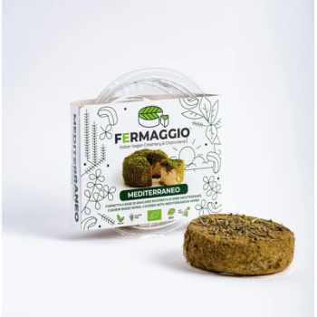 Fermaggio Mediterraneo Bio 120g — Formaggio alle erbe.
