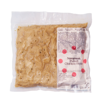 Novameat Pulled Chicken Style 500g — Pollo veg sfilacciato