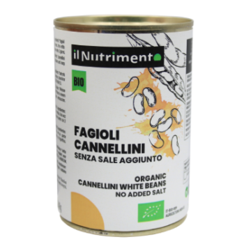 Vendita online Fagioli bianchi cannellini biologici al naturale in lattina