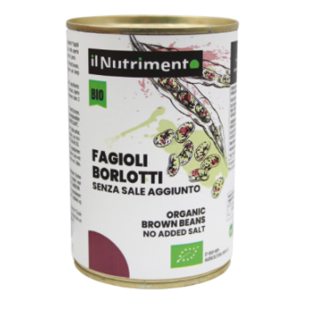 Vendita online Fagioli borlotti biologici al naturale in lattina