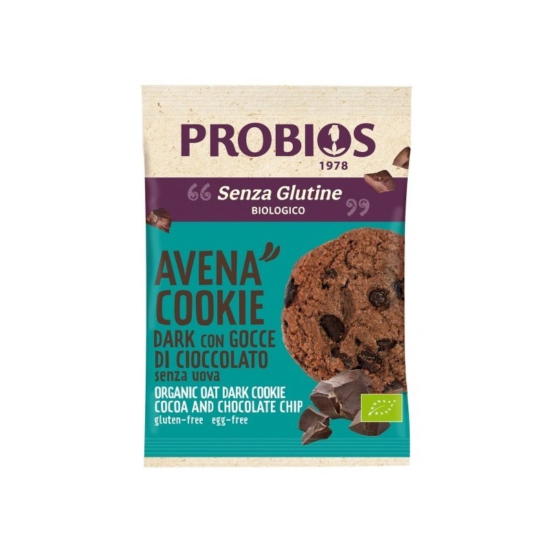 Avena Cookies Dark gocce Cioccolato 40g | ProBios