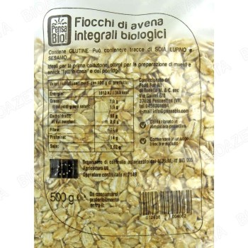 Fiocchi d'Avena Integrali grandi bio 500g 2