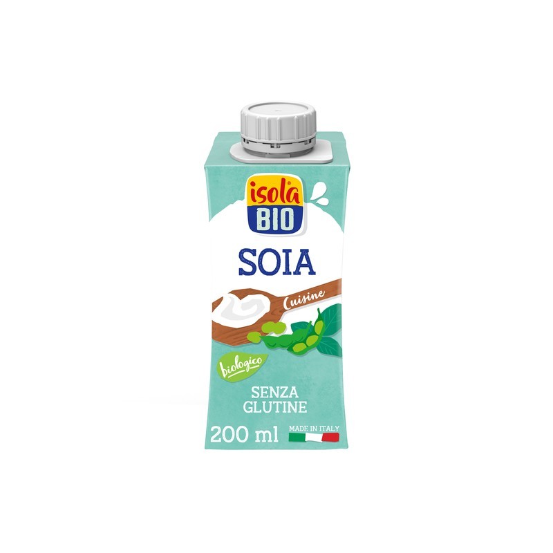 Crema di Soia Bio 200ml | Isola Bio - Vegetale e Cremosa