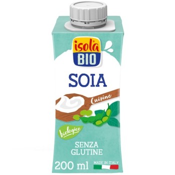 Crema di Soia Bio 200ml | Isola Bio - Vegetale e Cremosa