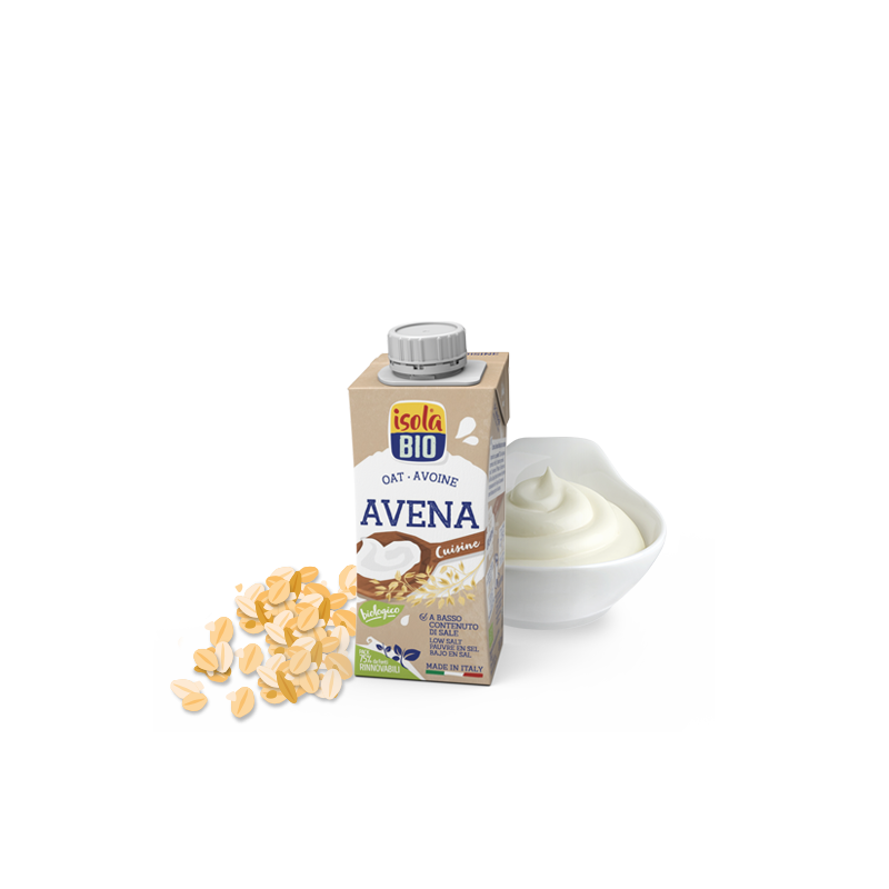 Crema di Avena Bio 200ml | Isola Bio - Vegetale e Cremosa