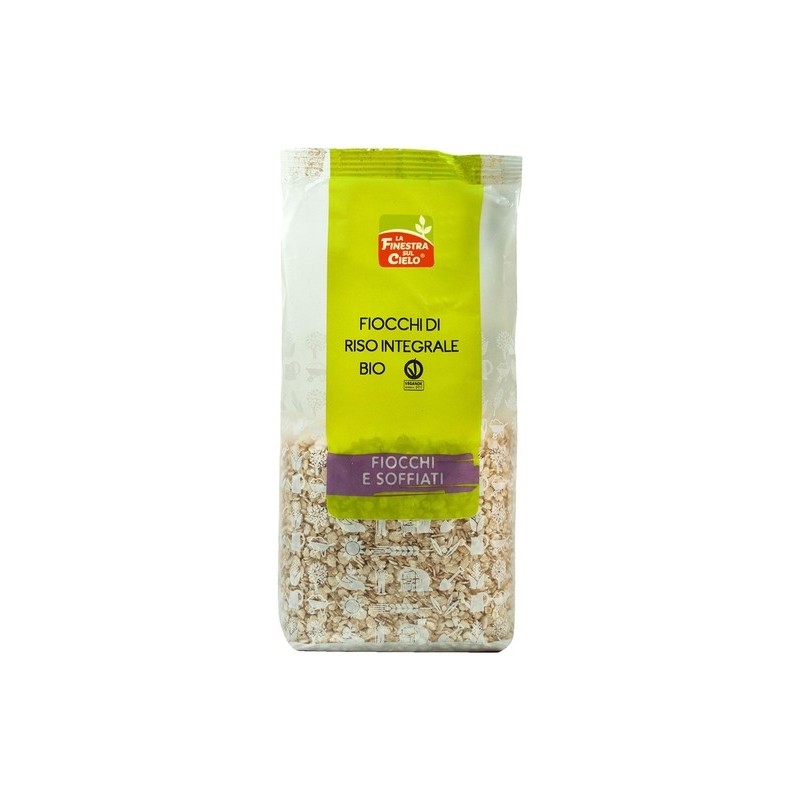 Fiocchi di Riso Integrale 500g | La Finestra sul Cielo - Naturali e Leggeri