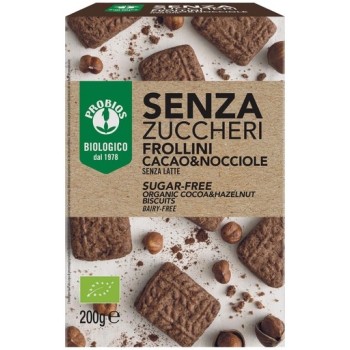 Frollini Cacao e Nocciola 200g senza zuccheri | ProBios