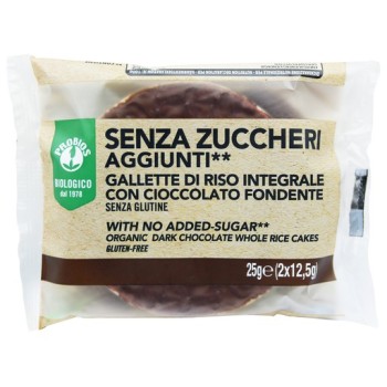 Galletta di Riso Integrale con Cioccolato Fondente 25g | ProBios