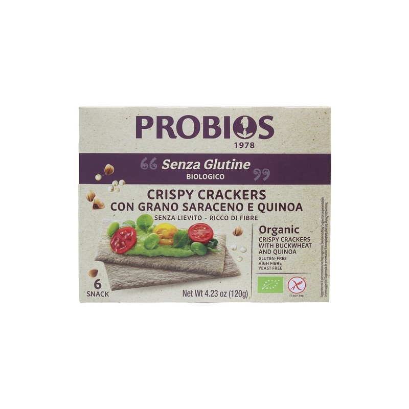 Crackers di Grano saraceno e Quinoa 120g | ProBios