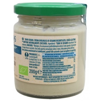 Crema 100% Tahin chiaro 200g | ProBios - Spalmabile Bio