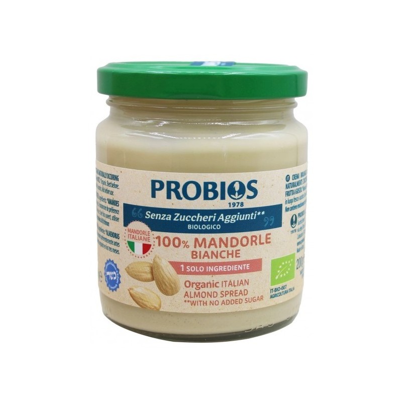 Crema 100% Mandorle bianche 200g | ProBios - Spalmabile Bio
