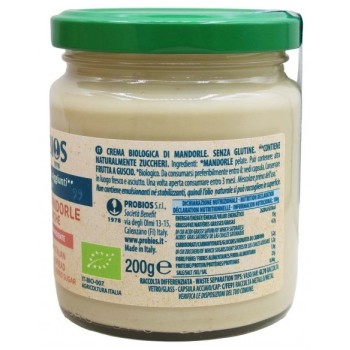 Crema 100% Mandorle bianche 200g | ProBios - Spalmabile Bio