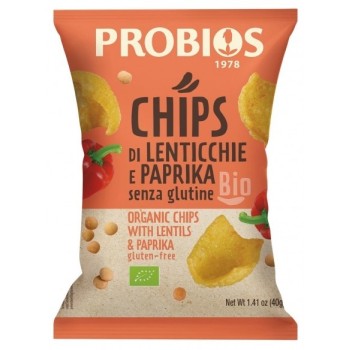 Chips di Lenticchie e Paprika 40g | ProBios