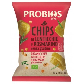 Chips di Lenticchie e Rosmarino 40g | ProBios