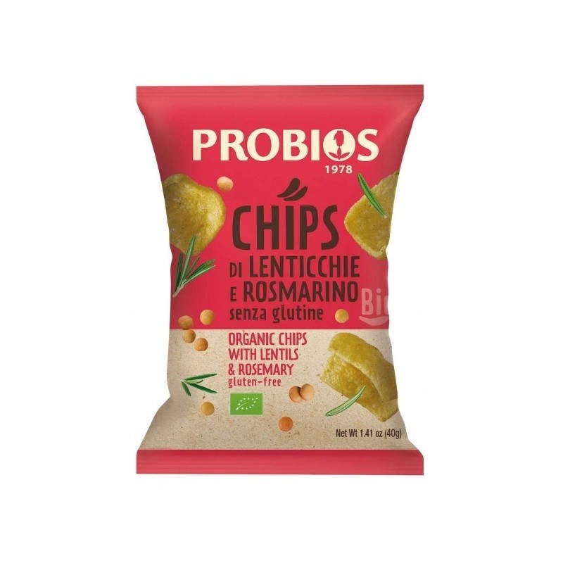 Chips di Lenticchie e Rosmarino 40g | ProBios