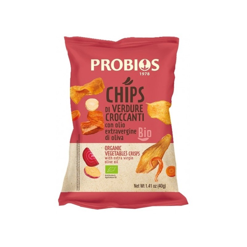 Chips di Verdure Croccanti 40g | ProBios - Senza Glutine