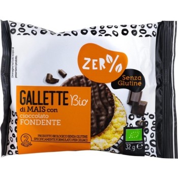 Gallette di Mais con Cioccolato Fondente 32g | Zer%Glutine