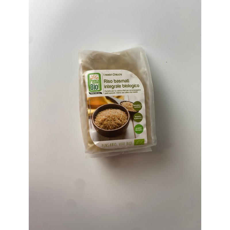 Riso Basmati Integrale Biologico 500g | PensaBio - Chicco Aromatico Naturale