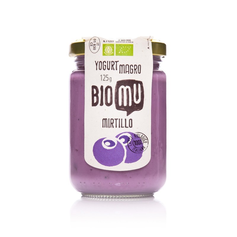 Yogurt Magro Mirtillo Bio 125g | Biomu