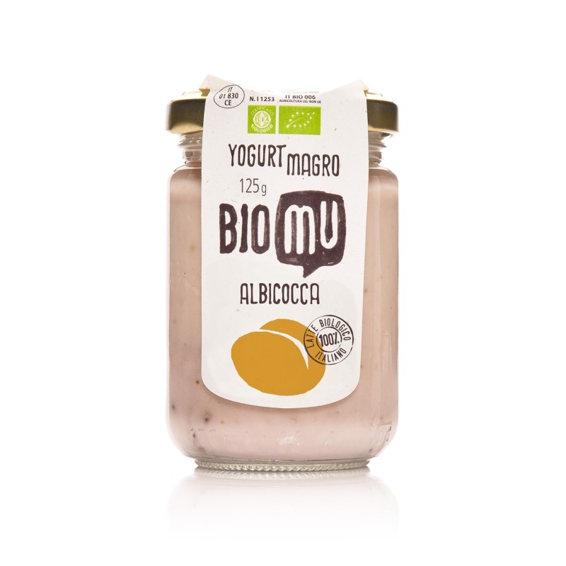 Yogurt Magro Albicocca Bio 125g | Biomu