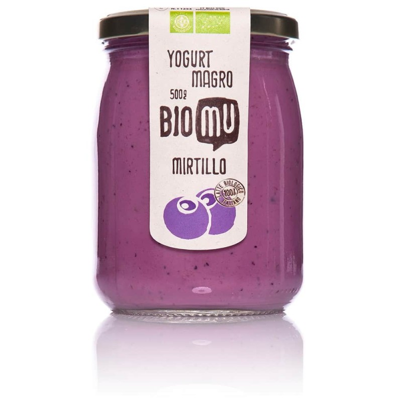 Yogurt Magro Mirtillo Bio 500g| Biomu