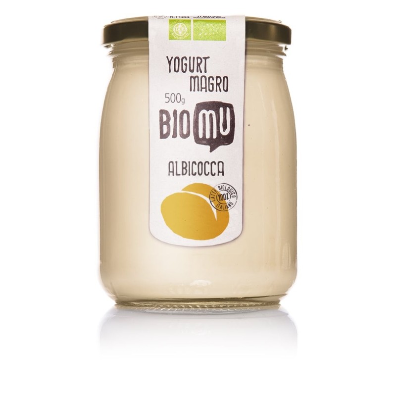 Yogurt Magro Albicocca Bio 500g | Biomu