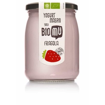 Yogurt Magro Fragola Bio 500g | Biomu