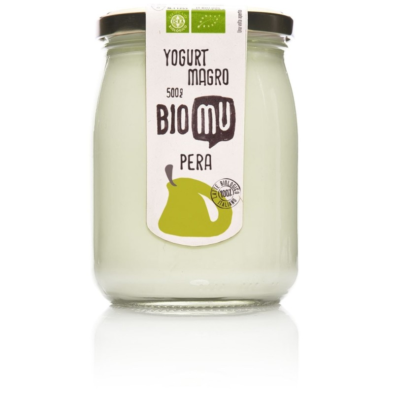 Yogurt Magro Pera Bio 500g | Biomu