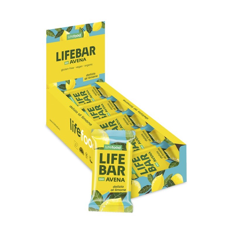 LifeBar Avena e Limone 40g | LifeFood