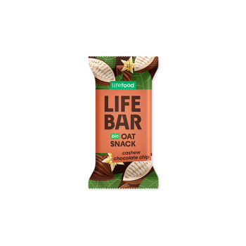 LifeBar Avena, Anacardi e Cioccolato 40g | LifeFood
