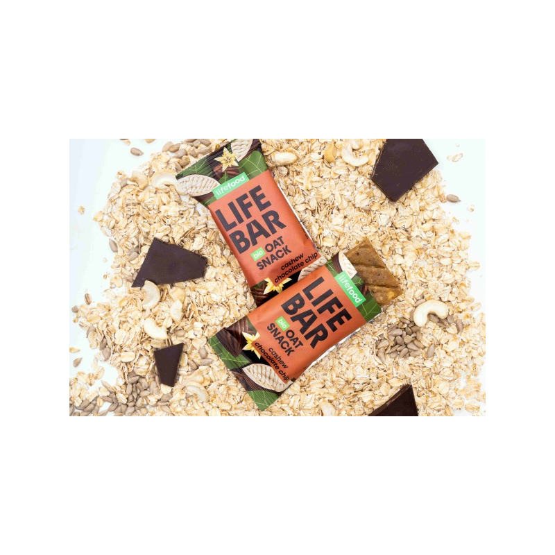 LifeBar Avena, Anacardi e Cioccolato 40g | LifeFood