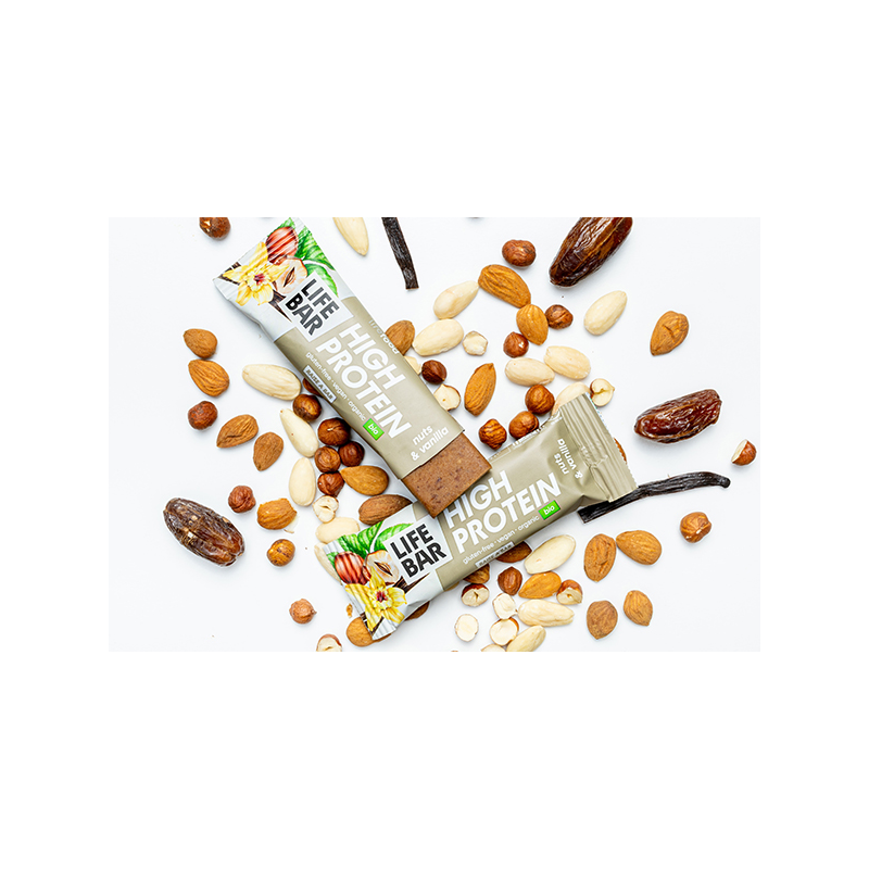 LifeBar alla Vaniglia e Nocciole HighProtein 40g | LifeFood